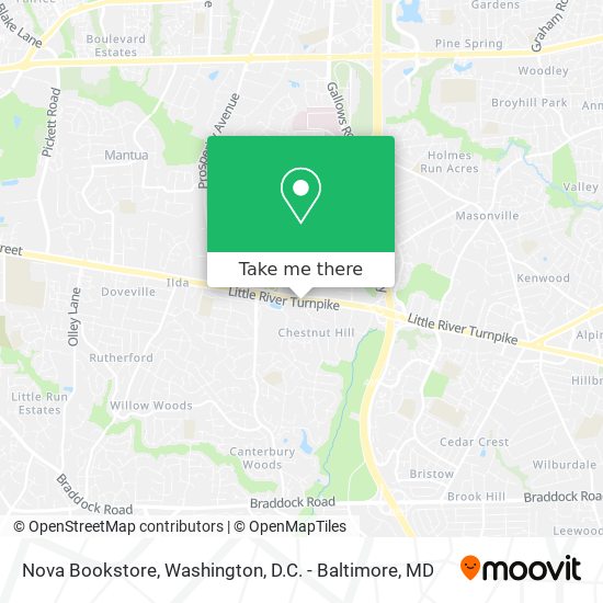 Nova Bookstore map