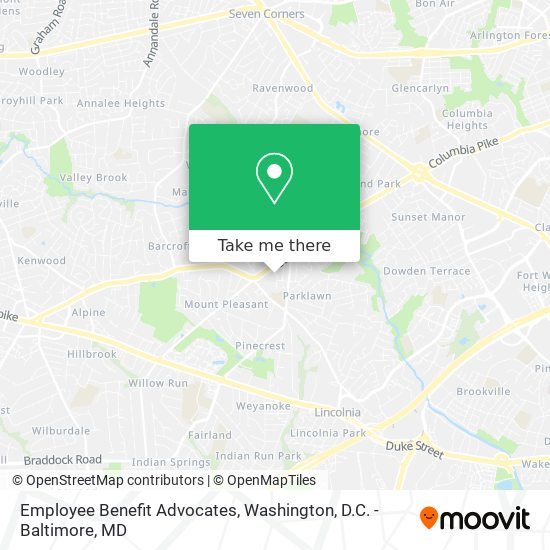 Employee Benefit Advocates map