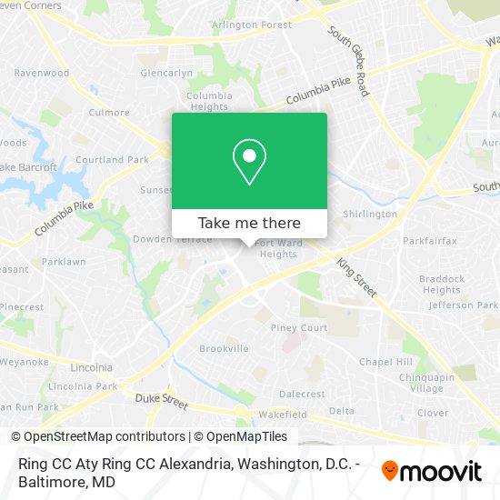 Mapa de Ring CC Aty Ring CC Alexandria