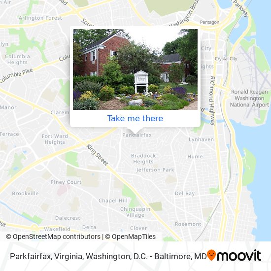 Parkfairfax, Virginia map