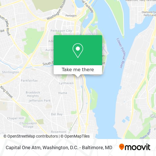 Capital One Atm map