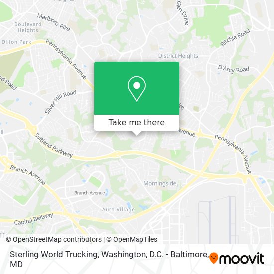 Mapa de Sterling World Trucking