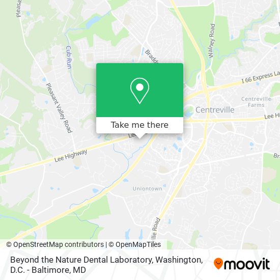 Mapa de Beyond the Nature Dental Laboratory