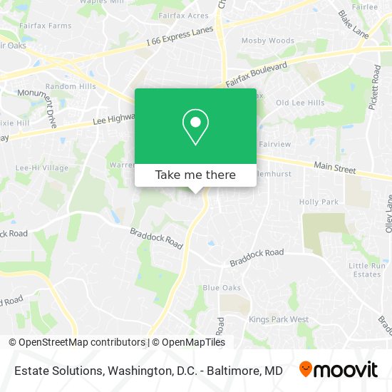 Mapa de Estate Solutions