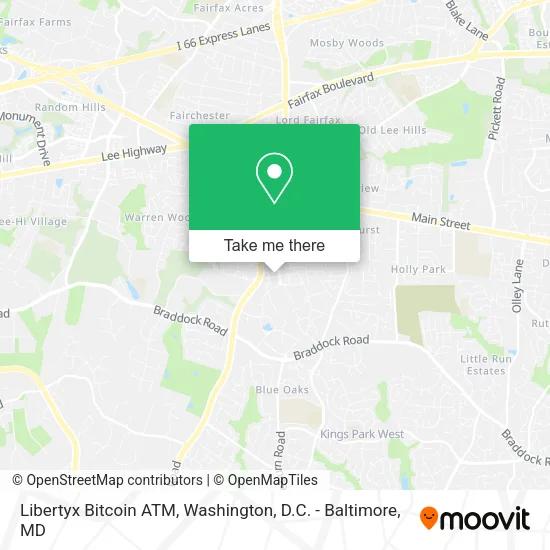 Libertyx Bitcoin ATM map