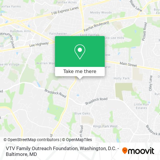 Mapa de VTV Family Outreach Foundation