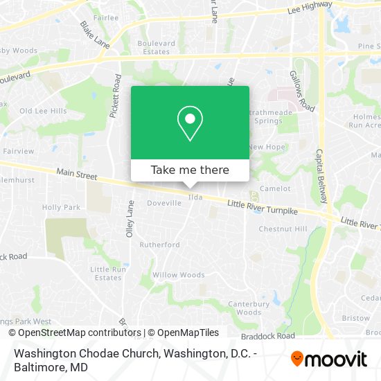 Mapa de Washington Chodae Church