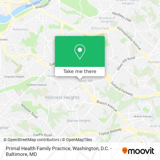 Mapa de Primal Health Family Practice