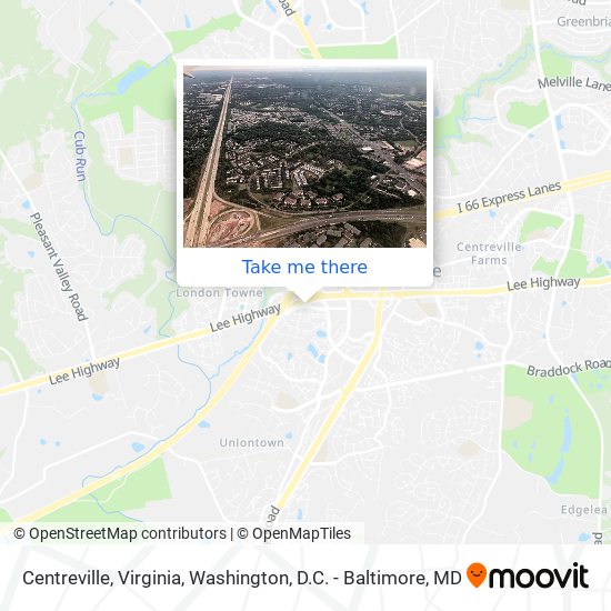 Centreville, Virginia map