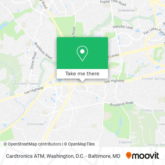 Cardtronics ATM map