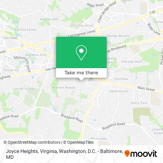 Mapa de Joyce Heights, Virginia