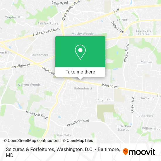 Seizures & Forfeitures map