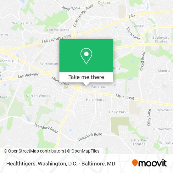 Healthtigers map