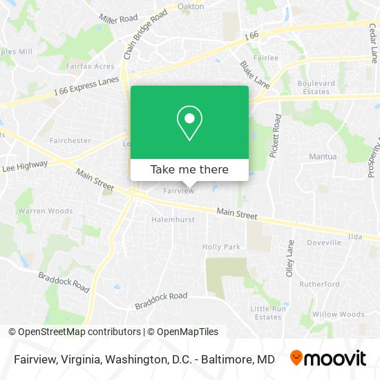 Fairview, Virginia map