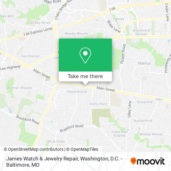 James Watch & Jewelry Repair map