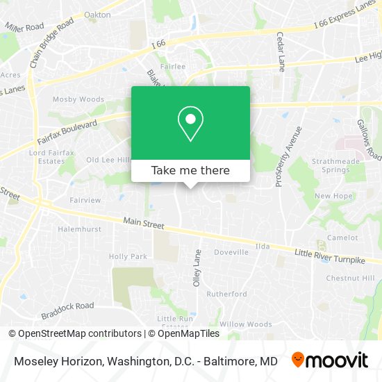 Moseley Horizon map