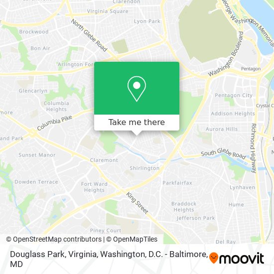 Douglass Park, Virginia map