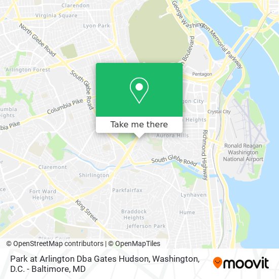 Mapa de Park at Arlington Dba Gates Hudson