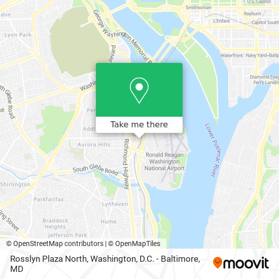 Mapa de Rosslyn Plaza North