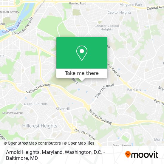 Arnold Heights, Maryland map