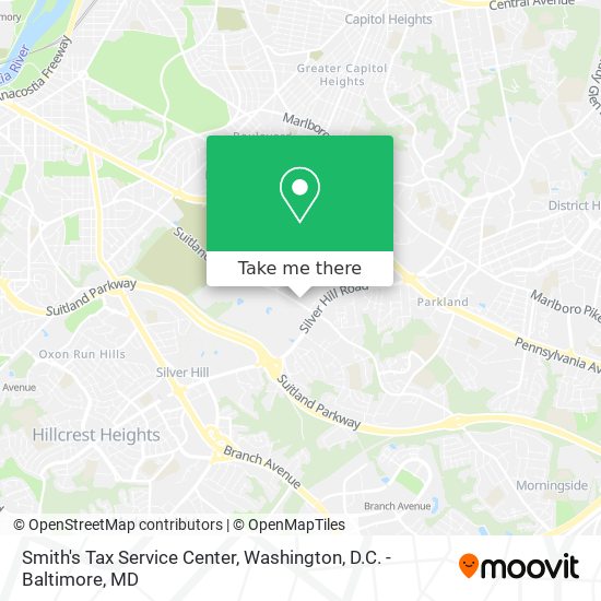 Smith's Tax Service Center map