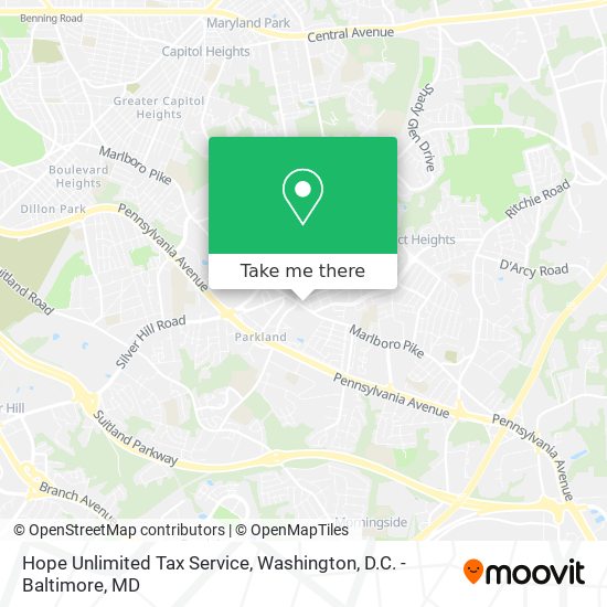 Hope Unlimited Tax Service map