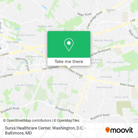 Mapa de Surya Healthcare Center