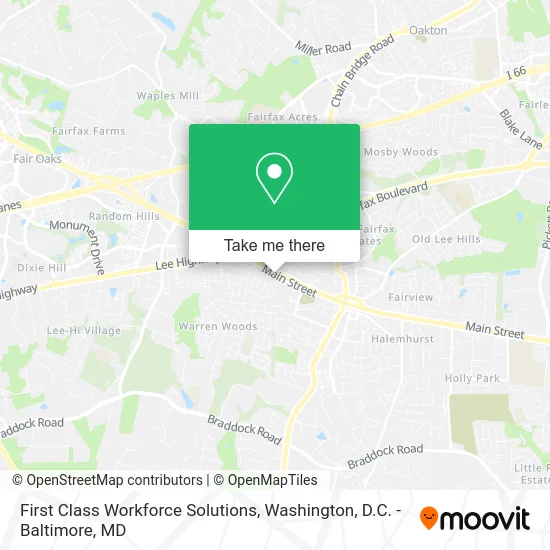 First Class Workforce Solutions map