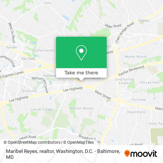 Maribel Reyes, realtor map