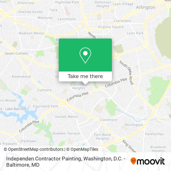 Independen Contractor Painting map