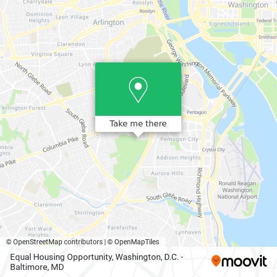 Mapa de Equal Housing Opportunity