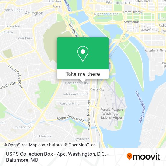 USPS Collection Box - Apc map