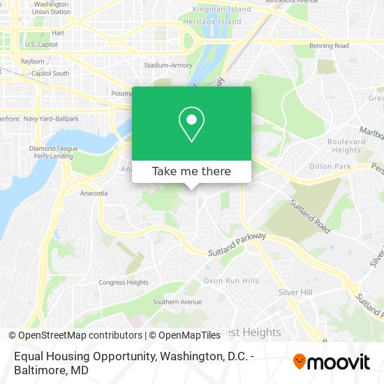 Equal Housing Opportunity map