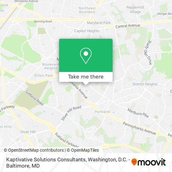 Mapa de Kaptivative Solutions Consultants