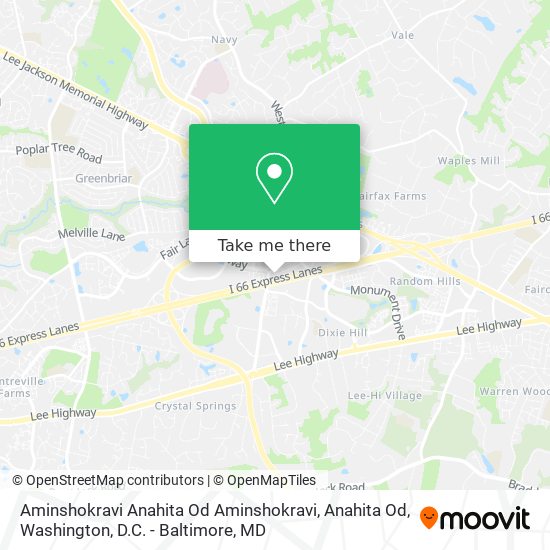 Aminshokravi Anahita Od Aminshokravi, Anahita Od map