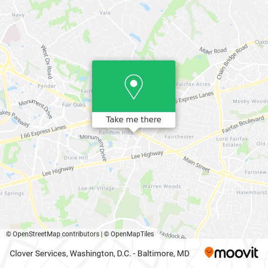 Clover Services map