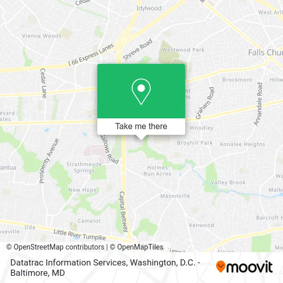Datatrac Information Services map