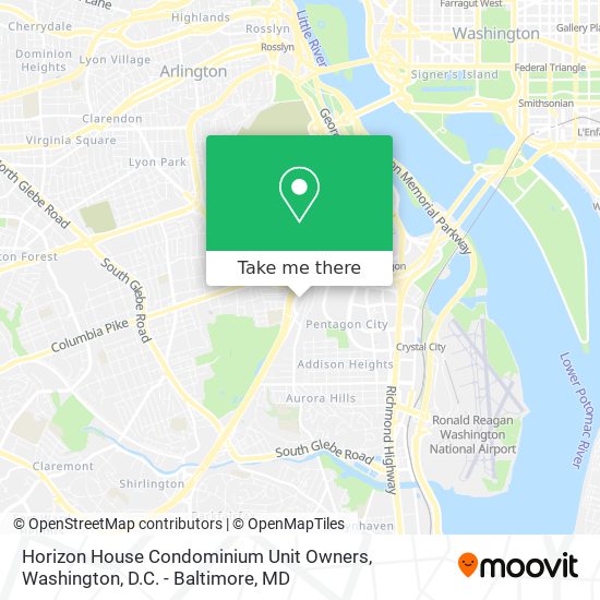 Horizon House Condominium Unit Owners map