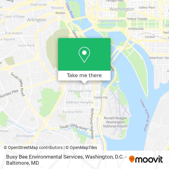 Mapa de Busy Bee Environmental Services