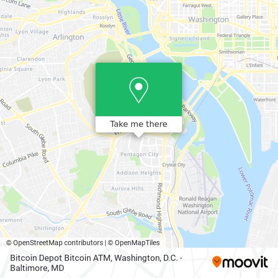 Mapa de Bitcoin Depot Bitcoin ATM