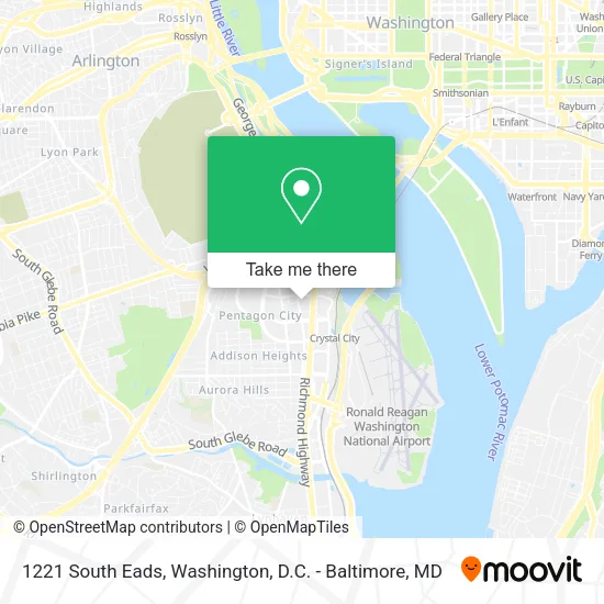 1221 South Eads map