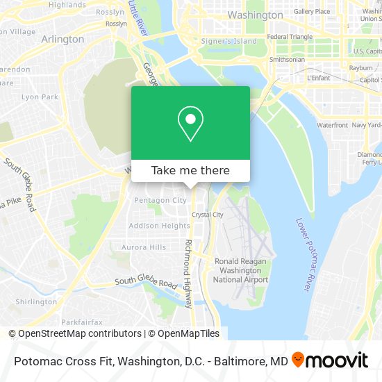 Potomac Cross Fit map