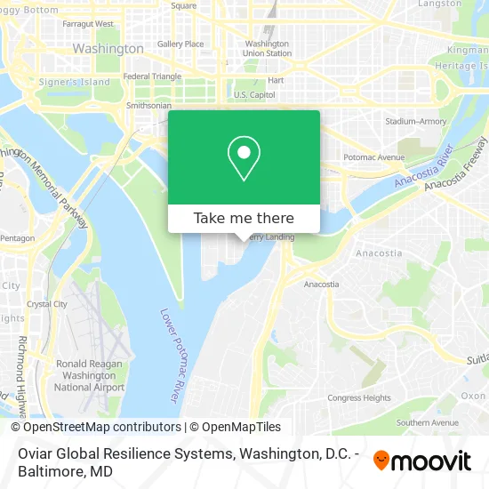 Oviar Global Resilience Systems map