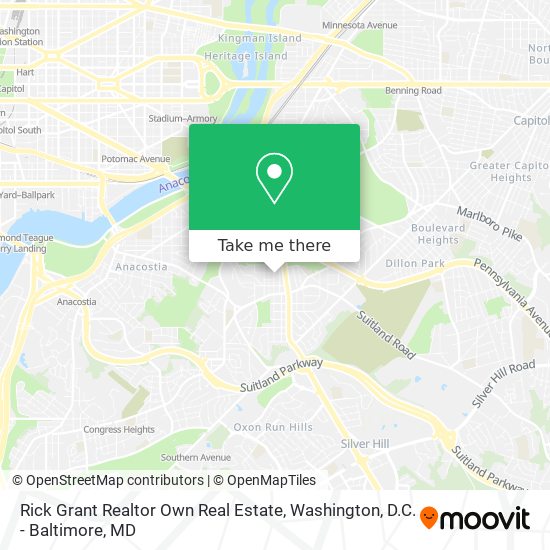 Rick Grant Realtor Own Real Estate map