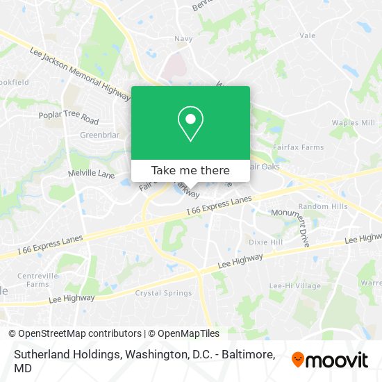 Sutherland Holdings map