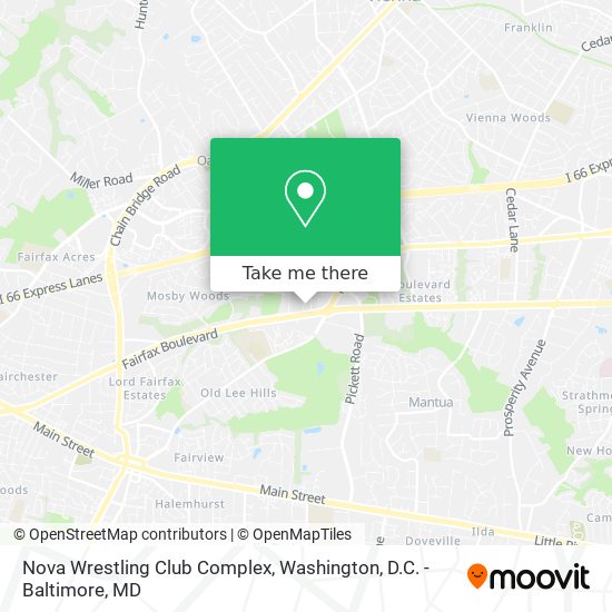 Mapa de Nova Wrestling Club Complex