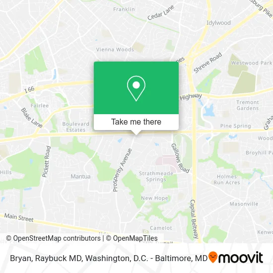 Bryan, Raybuck MD map