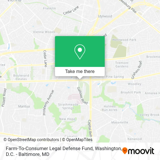 Farm-To-Consumer Legal Defense Fund map
