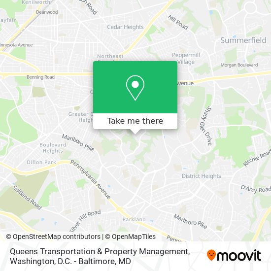 Queens Transportation & Property Management map