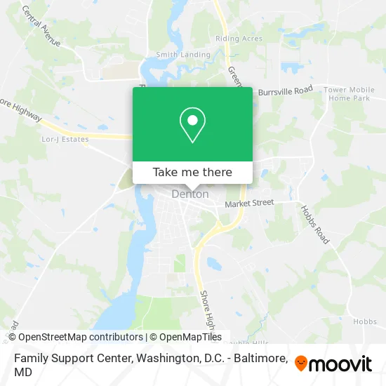 Family Support Center map